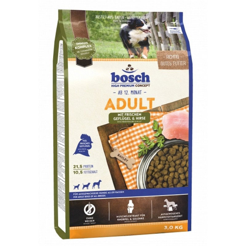 Bosch Adult s perutnino in prosom 15kg