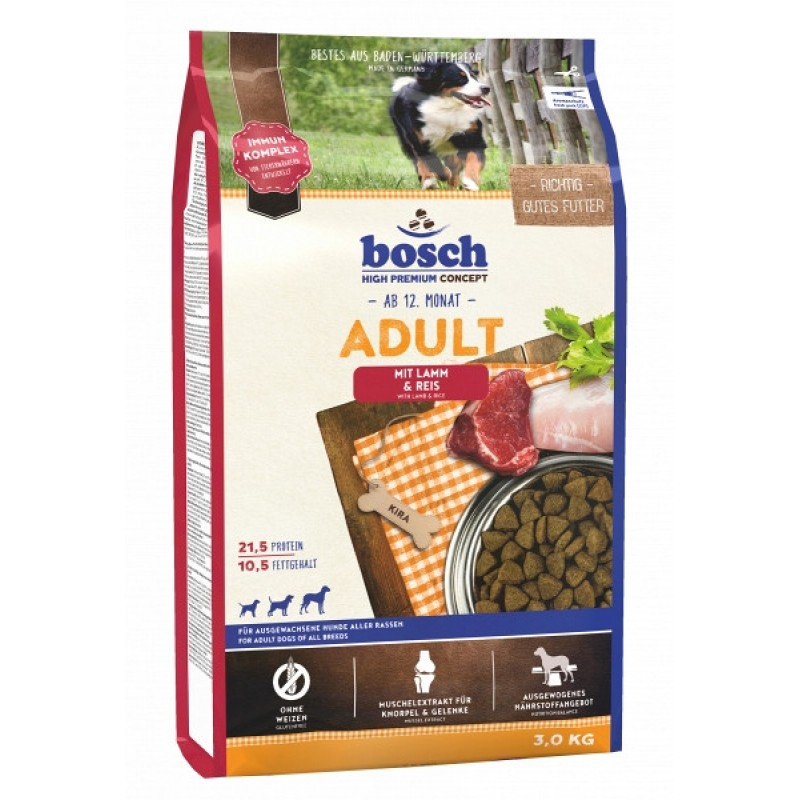 Bosch Adult z jagnjetino in rižem 15kg