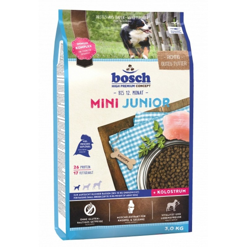 Bosch Junior Mini - za mladiče majhnih pasem 3kg