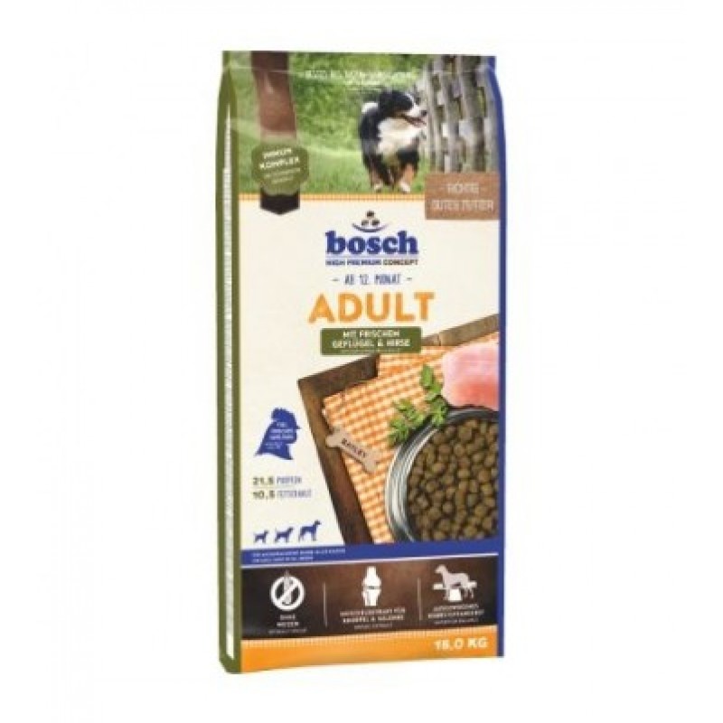 Bosch Adult perutnina & proso 15kg