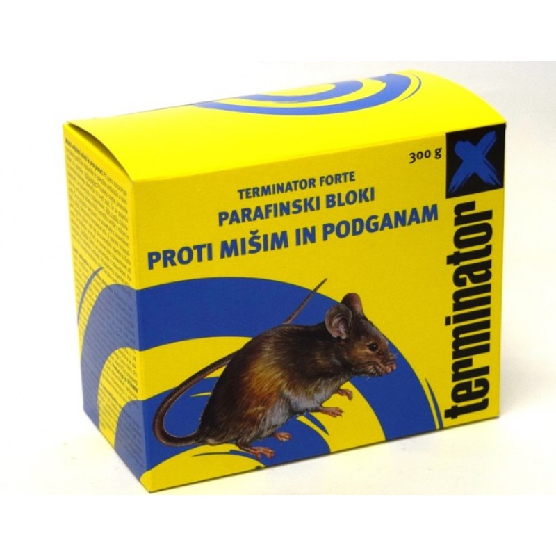 VABA ZA MIŠI TERMINATOR PARAFINSKI BLOKI 150g