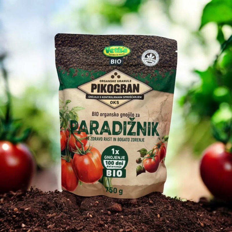 VETISA -PIKOGRAN 100% Organsko gnojilo za PARADIŽNIK - 750g