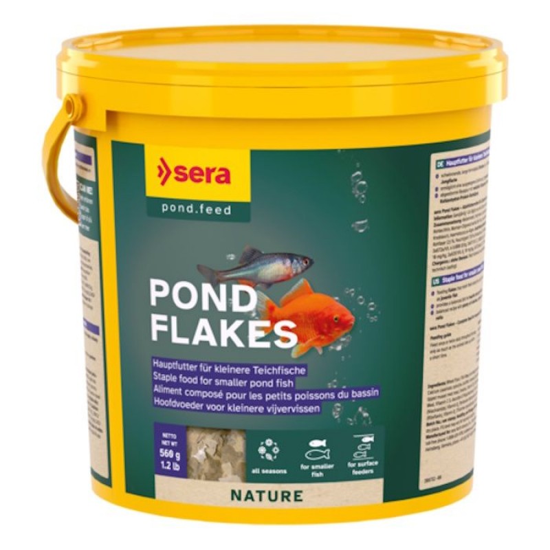 Sera Pond Flakes – kosmiči za ribniške ribe 1,6kg