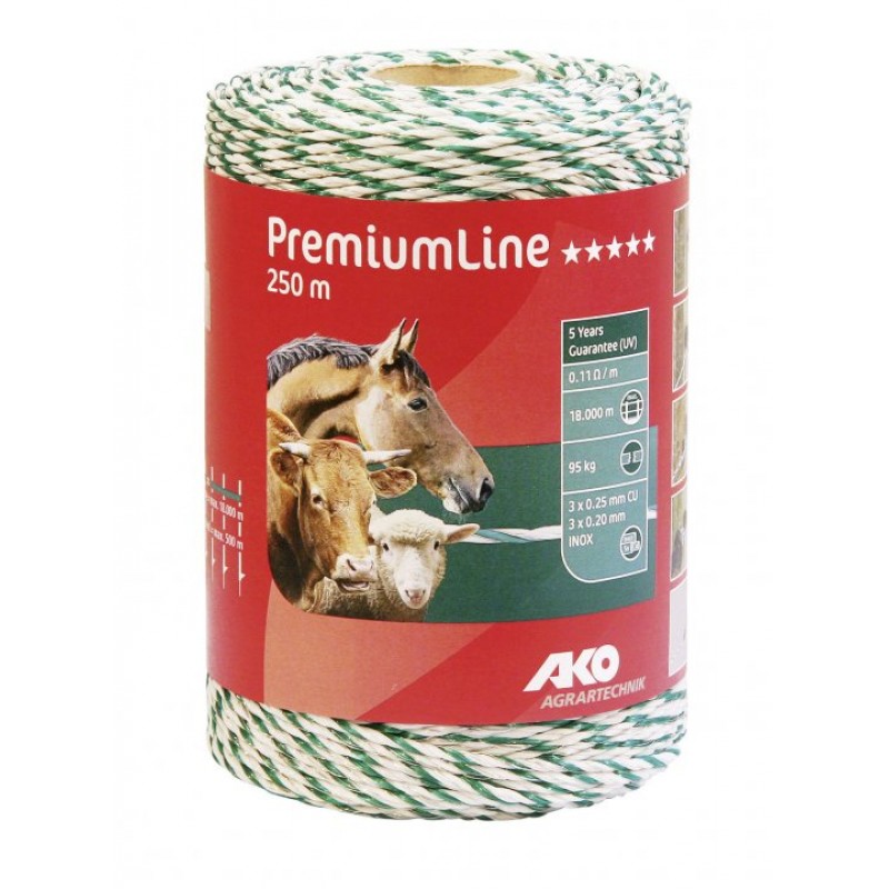 ŽICA PREMIUM zelena (95kg) - 250m